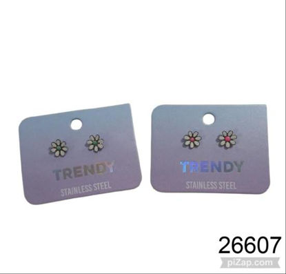 Imagen de ARO ACERO FLORCITA TRENDY 8.26